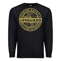Black honolulu lifeguard   lifeguard Premium Sweatshirt - linhVisuals