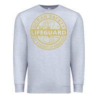 Heather Grey honolulu lifeguard   lifeguard Premium Sweatshirt - linhVisuals