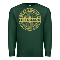 Sports Green honolulu lifeguard   lifeguard Premium Sweatshirt - linhVisuals