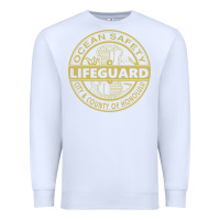 White honolulu lifeguard   lifeguard Premium Sweatshirt - linhVisuals