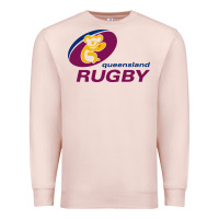 Pale Pink queensland rugby Premium Sweatshirt - linhVisuals