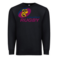 Black queensland rugby Premium Sweatshirt - linhVisuals