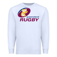 White queensland rugby Premium Sweatshirt - linhVisuals