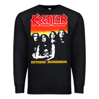 Black kreator essential music Premium Sweatshirt - linhVisuals