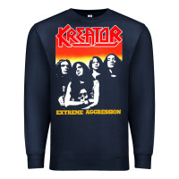 Navy kreator essential music Premium Sweatshirt - linhVisuals