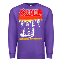 Purple kreator essential music Premium Sweatshirt - linhVisuals