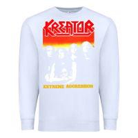 White kreator essential music Premium Sweatshirt - linhVisuals