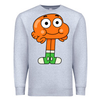 Heather Grey darwin Premium Sweatshirt - linhVisuals