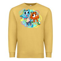 Antique Gold gumball and darwin Premium Sweatshirt - linhVisuals