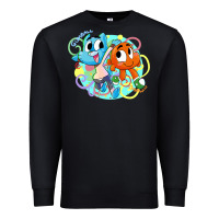 Black gumball and darwin Premium Sweatshirt - linhVisuals