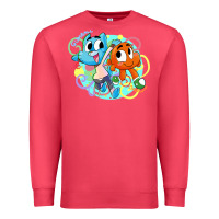 Cardinal gumball and darwin Premium Sweatshirt - linhVisuals