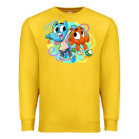 Lemon gumball and darwin Premium Sweatshirt - linhVisuals