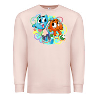Pale Pink gumball and darwin Premium Sweatshirt - linhVisuals