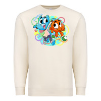 Sandshell gumball and darwin Premium Sweatshirt - linhVisuals