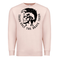 Pale Pink diesel only the brave Premium Sweatshirt - linhVisuals