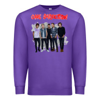 Purple one direction watercolor [tw] Premium Sweatshirt - linhVisuals