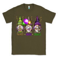 Army Green Mardi Gras squad with gnomies Classic Tee - HowdyJamesFarm