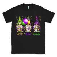Black Mardi Gras squad with gnomies Classic Tee - HowdyJamesFarm