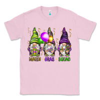 Bubblegum Pink Mardi Gras squad with gnomies Classic Tee - HowdyJamesFarm