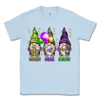 Dusty Blue Mardi Gras squad with gnomies Classic Tee - HowdyJamesFarm
