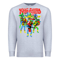 Heather Grey king gizzard and the lizard wizard Premium Sweatshirt - linhVisuals