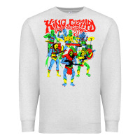 Oatmeal Heather king gizzard and the lizard wizard Premium Sweatshirt - linhVisuals