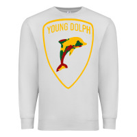 Dove Grey young dolph Premium Sweatshirt - linhVisuals