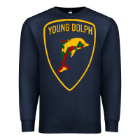 Navy young dolph Premium Sweatshirt - linhVisuals