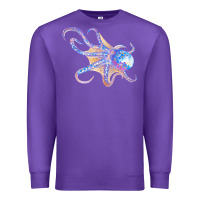 Purple octopus t  shirtoctopus t  shirt Premium Sweatshirt - linhVisuals