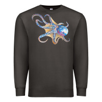 Smoke octopus t  shirtoctopus t  shirt Premium Sweatshirt - linhVisuals