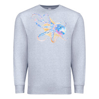 Heather Grey octopus t  shirtoctopus t  shirt Premium Sweatshirt - linhVisuals