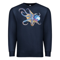 Navy octopus t  shirtoctopus t  shirt Premium Sweatshirt - linhVisuals
