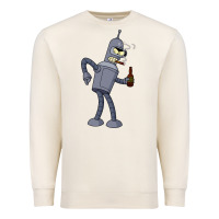 Sandshell futurama bender Premium Sweatshirt - linhVisuals