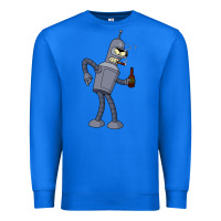 True Royal futurama bender Premium Sweatshirt - linhVisuals