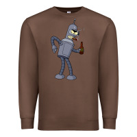 Chestnut futurama bender Premium Sweatshirt - linhVisuals