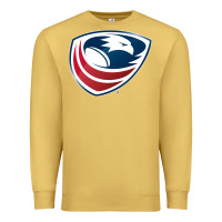 Antique Gold usa rugby Premium Sweatshirt - linhVisuals