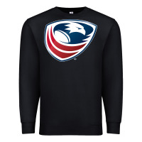 Black usa rugby Premium Sweatshirt - linhVisuals