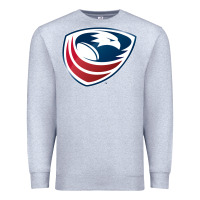 Heather Grey usa rugby Premium Sweatshirt - linhVisuals