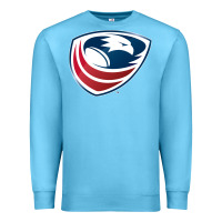 Ocean Blue usa rugby Premium Sweatshirt - linhVisuals