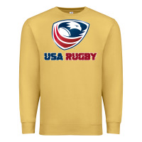 Antique Gold usa rugby Premium Sweatshirt - linhVisuals