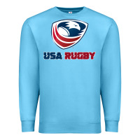 Ocean Blue usa rugby Premium Sweatshirt - linhVisuals