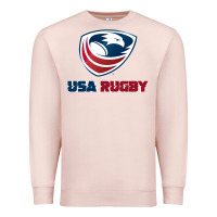Pale Pink usa rugby Premium Sweatshirt - linhVisuals
