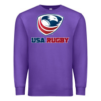 Purple usa rugby Premium Sweatshirt - linhVisuals