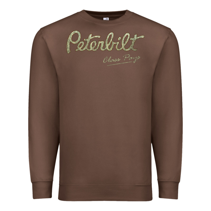 Peterbilt Class Pays   Trucker Quote Premium Sweatshirt by linhVisuals | Teevron