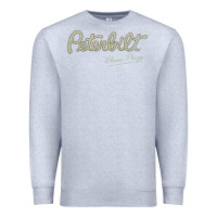 Heather Grey peterbilt class pays   trucker quote Premium Sweatshirt - linhVisuals