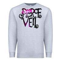 Heather Grey pierce the veil twhite Premium Sweatshirt - linhVisuals
