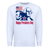 White presidents day Premium Sweatshirt - linhVisuals