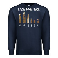 Navy size matters Premium Sweatshirt - linhVisuals