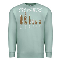Seafoam size matters Premium Sweatshirt - linhVisuals