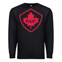Black rugby canada Premium Sweatshirt - linhVisuals